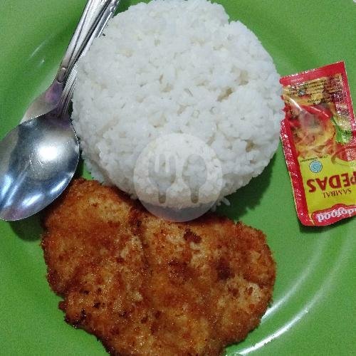 Mie Goreng + Nasi Putih + Ayam Katsu menu Kedai Katsu Sake, Jatinangor