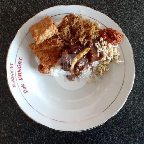 Nasi Putih menu Rawon Pak Pangat, Deltasari