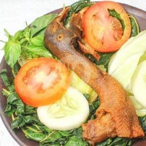 Nasi Putih menu Ayam Goreng & Sop Buntut Cokro Gedongkuning, Banguntapan