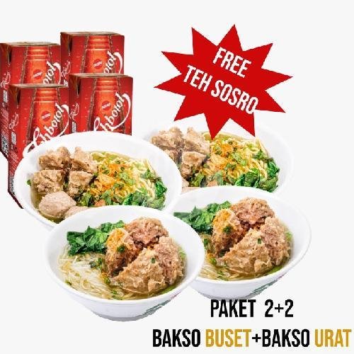 Paket Berdua 1 Buset + 1 Urat menu BAKSO URAT CIJAMBE, Ujungberung