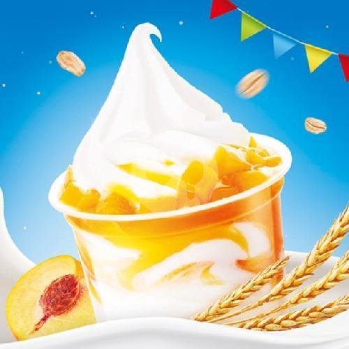 Berry Grape Sundae menu Mixue, Warung Kondang