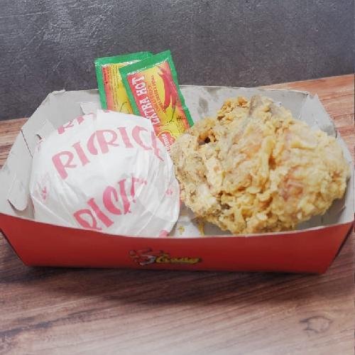 Paket Double menu Irana Fried Chicken, Ayam Geprek, Burger, Milk Boba, Ngaliyan