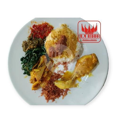 Paket Nasi Padang Box Kertas (Pilih 1 Lauk) menu RM Masakan Padang Ridho Nasi Padang, Condet