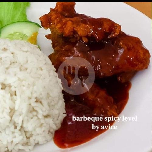 Paket Korean Spcy menu Ayam Geprek Avice, Adipala