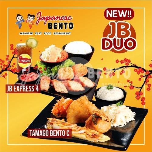 JB Duo 4 menu Japanese Bento, Food Garden Lippo Plaza Batu