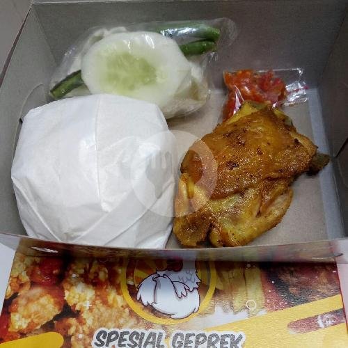 Chicken spicy + Nasi menu Ayam Geprek Jozz, Matrijeron