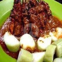 Sate Ayam (10 Tusuk Campur Lontong) menu Warung Sate Gabusan Cak Ali, Sewon