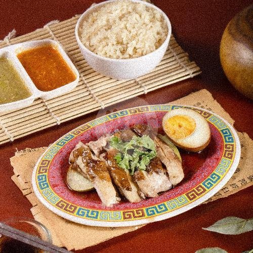 Chicken Charsiu Rice Set menu Wancan, Fatmawati