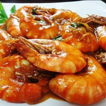 Cumi Udang Saus Tiram menu Seafood Bakar Nazwa Zahira