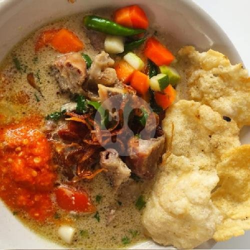 Soto Betawi Daging ,Babat menu Warung Soto Samrel