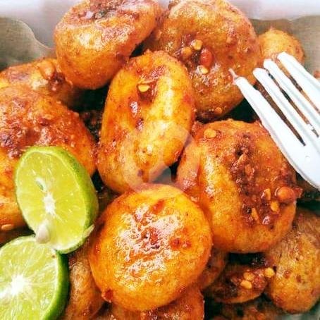 Basreng menu Ketoprak Sedap Malam, Sunyaragi