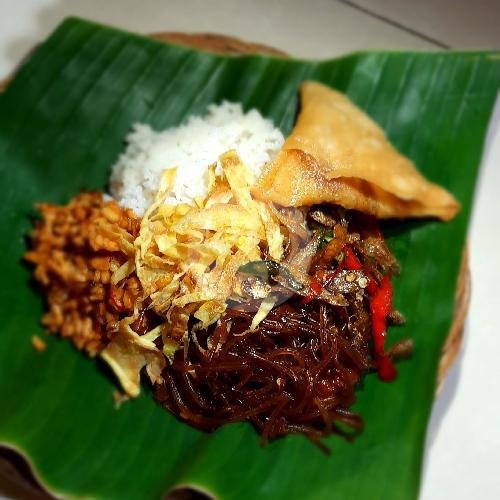 Nasi + 6 Macam Lauk menu Nasi Langgi Pak Man, Mlati