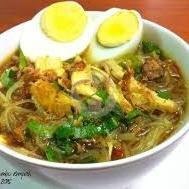 5 Porsi Soto Ayam Daging+Telor+Koya menu Soto Ayam Surabaya Asli. Cak Mus