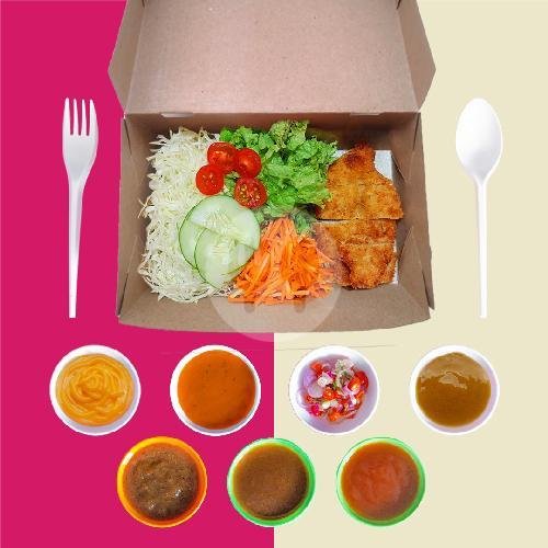 Fries Box Ayam Katsu menu Haoya Katsu, Purwosari