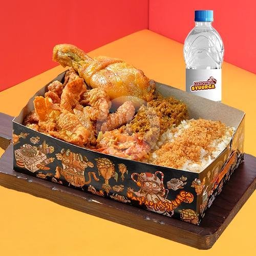 Bumbu Madura 2 + Aqua menu Nasi Kulit Syuurga, Magelang