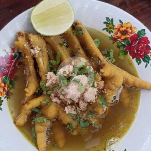 Soto Jeroan Rempelo Ati menu Soto Ayam Cak Agus, Kenjeran