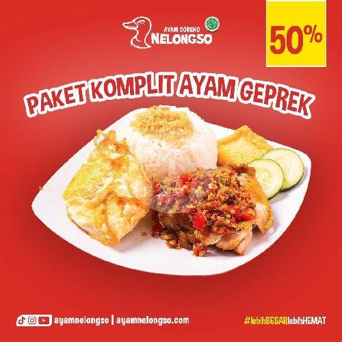 Mie Halu menu Ayam Goreng Nelongso, Sulfat