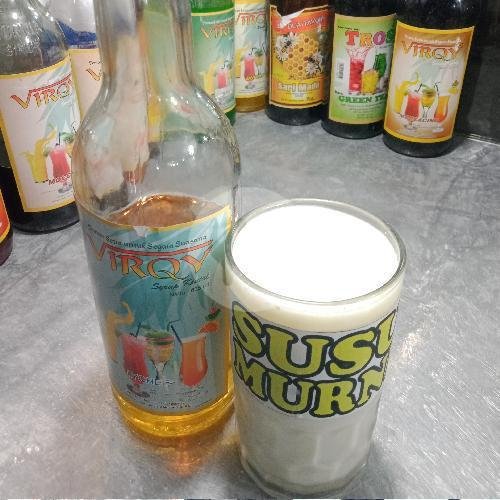 Susu Murni Lembang Rasa Mangga menu Susu murni Lembang dan roti kukus, Cisempur