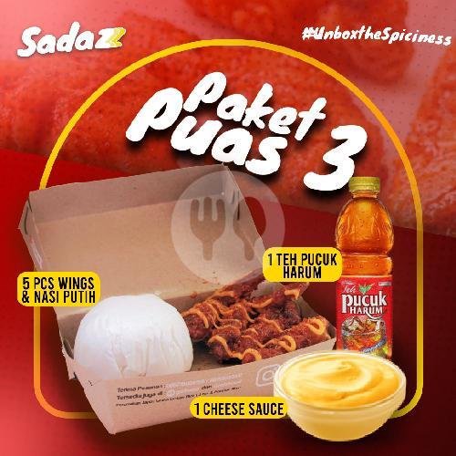 Paket Puas 4 menu Ayam Sadazzz, CIledug