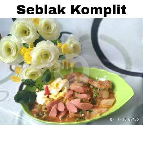 Tempe Isi Mercon menu Seblak Ryza, Sukun