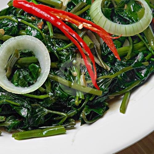 Kangkung Saos Tiram menu Malabar Arham (Kalawi), Kampung Kalawi