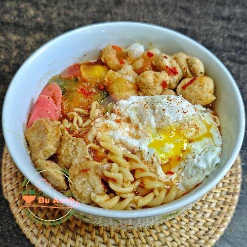 Nasi Timbel Empal Goreng menu Outlet Rasa Bu Asob, Delta Sari