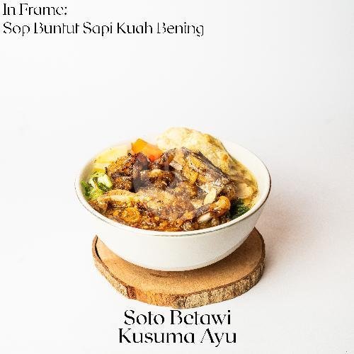 Sop Buntut Sapi Kuah Kental menu Soto Betawi Kusuma Ayu, Grogol