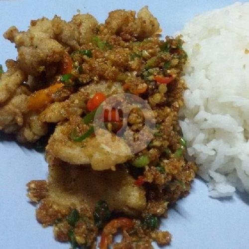 Nasi Ayam Cabe Garam menu Refresh Seafood, Depan Kecamatan
