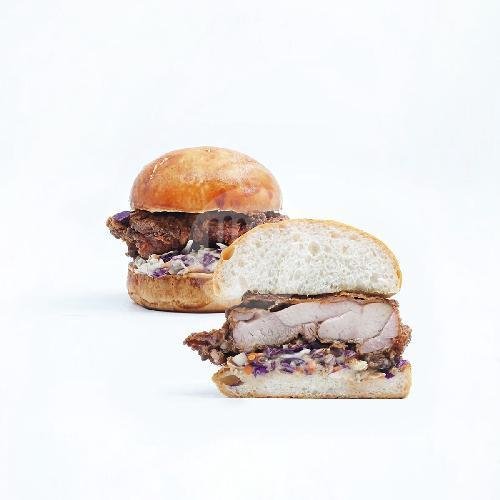 Chicken O Burger menu Makan Daging Burger & Fries, Bengkel Klodran
