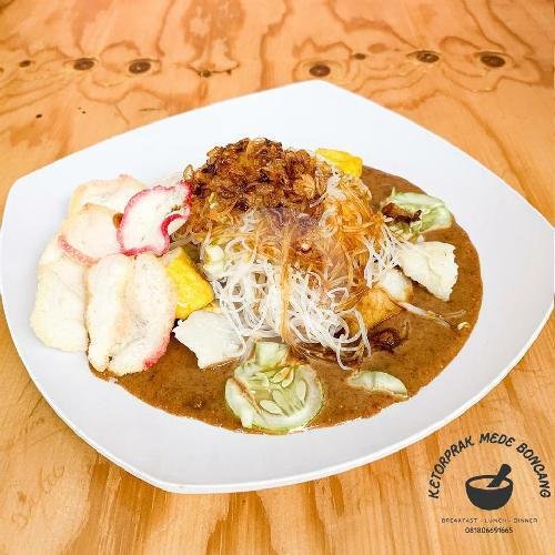 Ketoprak Kacang Mede menu Ketoprak Mede Boncang, Kebon Kacang
