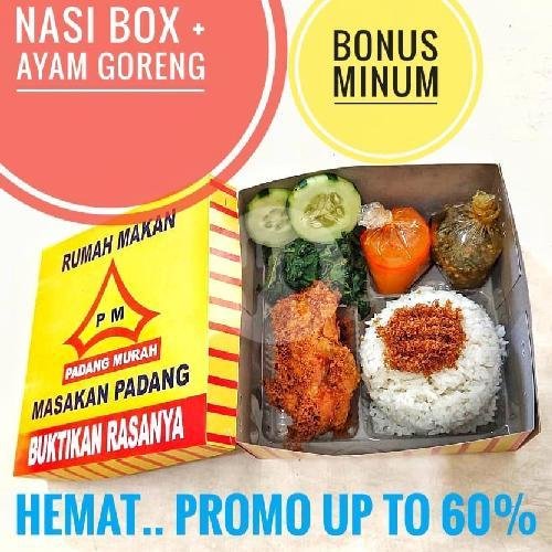 Nasi Box Ayam Goreng menu Padang Murah, Jl Anjasmoro No 70 Semarang