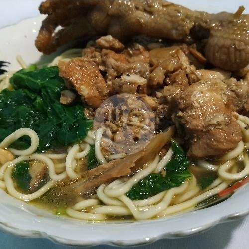 Mie Ayam Balungan menu Soto Sapi Mie Ayam & Bakso Handayani, Tambalan Pleret