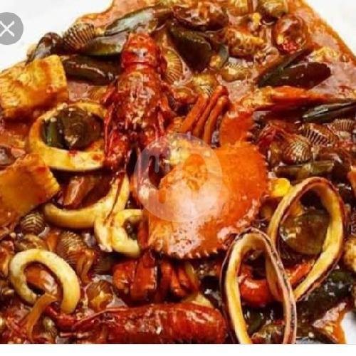 Paket MIX 4 menu Strawberry Seafood, Warung Lobak