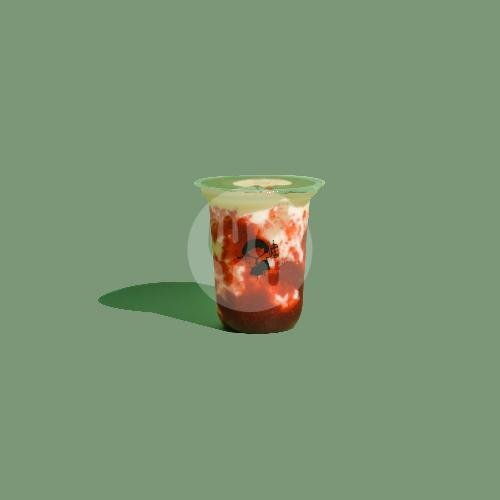 Okinawa Brown Sugar Grass Jelly Small menu TimTong, Kawi Atas