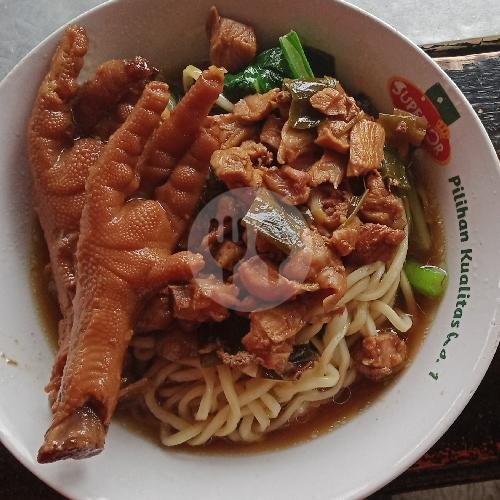 Mie Ayam Ceker menu Mie Ayam Ceker Resik, Ngaweng