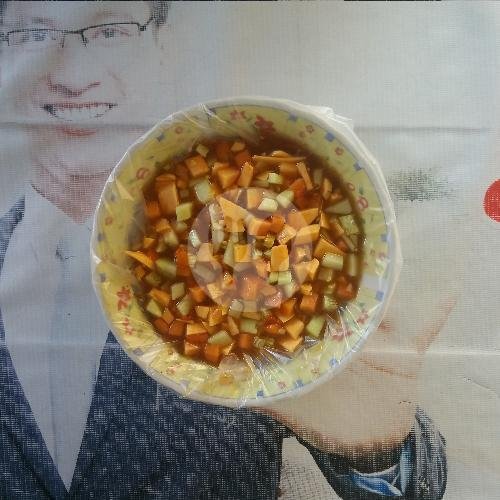 Rujak Gobet Kak Santi menu Rujak Soto Kak Santi Tanjung, Kalipuro