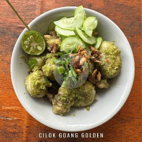 Cilok Goang Kuah Sambel Ijo menu Cilok Goang Golden, BKR