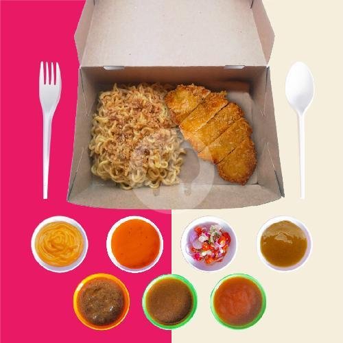 Salad Box Ayam Katsu menu Haoya Katsu, Purwosari