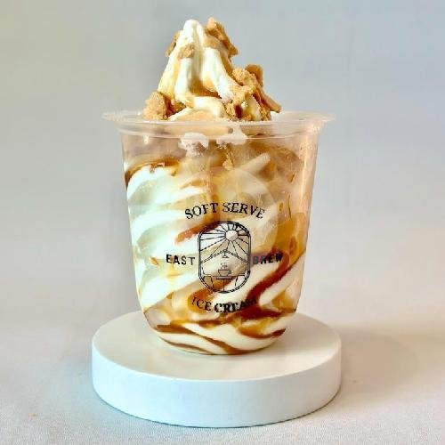 Biscoff Sundae menu East Brew Kediri, Yos Sudarso, Pakelan