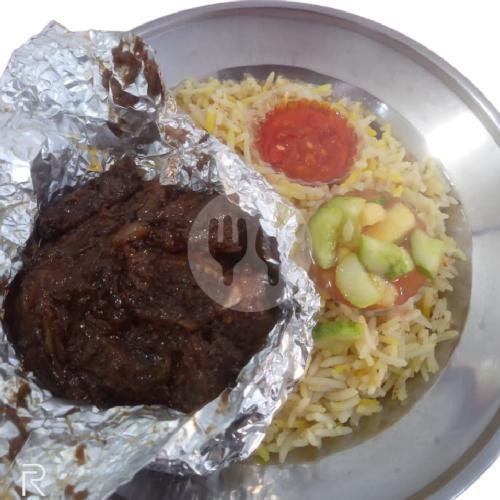 Daging Sapi Asam Pedas menu Kebuli Hadromi, Jl. Raya Tajem No 97 Panjen