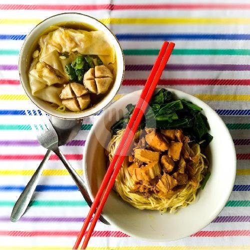 Mie Ayam Bakso menu Mie Ayam Bang Abu, Kayu Putih