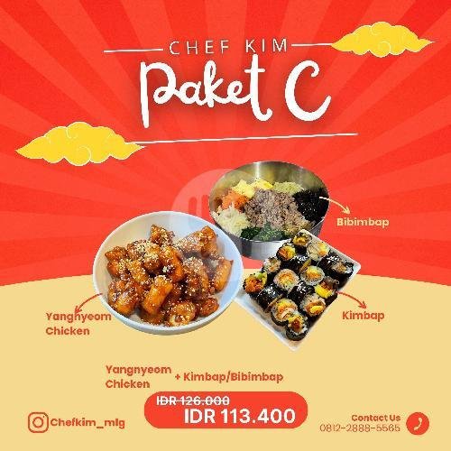 PAKET D menu Chefkim, Lowokwaru