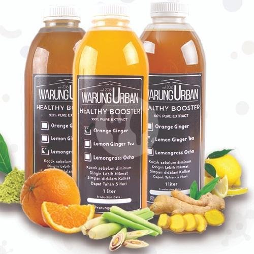 Lemonggrass Matcha Tea 1000ml menu Warung Urban, Living Plaza