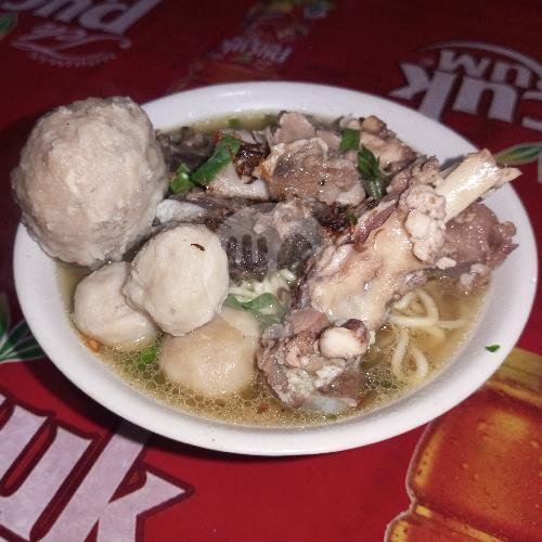 Paket Bakso (Bakso+Teh Es/Hangat+Kerupuk) menu Mie Ayam & Bakso Balungan ''Ojo Lali'' Pak Sabar Solo, Wolter Monginsidi