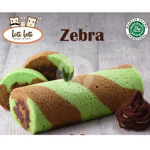 Bolu Gulung Zebra menu Loti Loti Bakery & Cake, Matraman