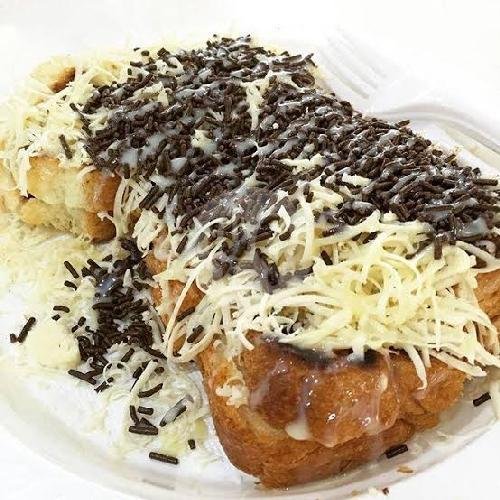 Roti Bakar Cokelat Double Keju Susu menu Roti Bakar Raos Tebet