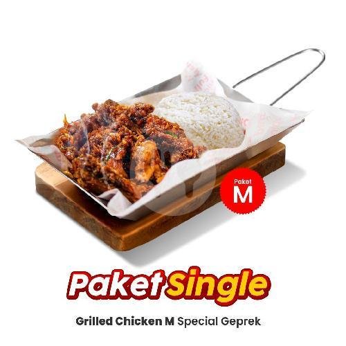 Paket Nasi M Daun Jeruk menu Chicken Crush, Kaliurang
