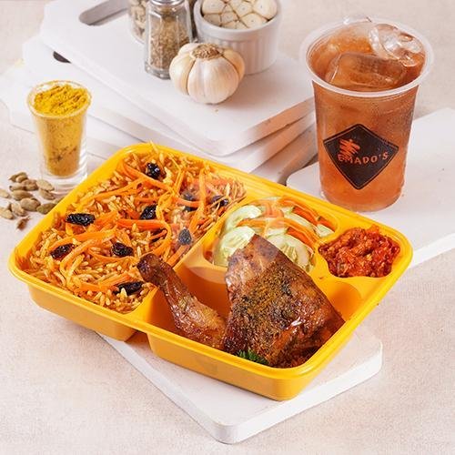 1 Ekor Ayam Mandhi Peri - Peri menu Emados Shawarma, Tembalang Semarang