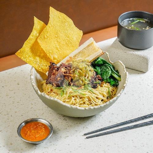 Bakmi Kepiting menu Bakerman, One Satrio