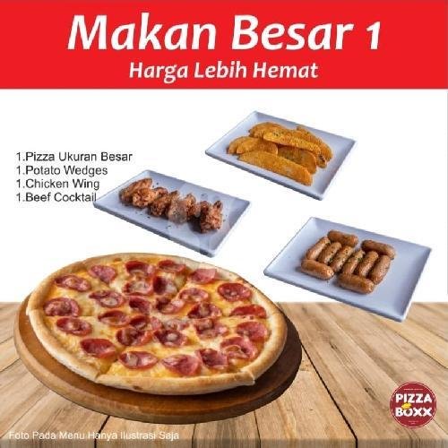 Makan Besar 3 menu Pizza Boxx, Jalan WR Supratman